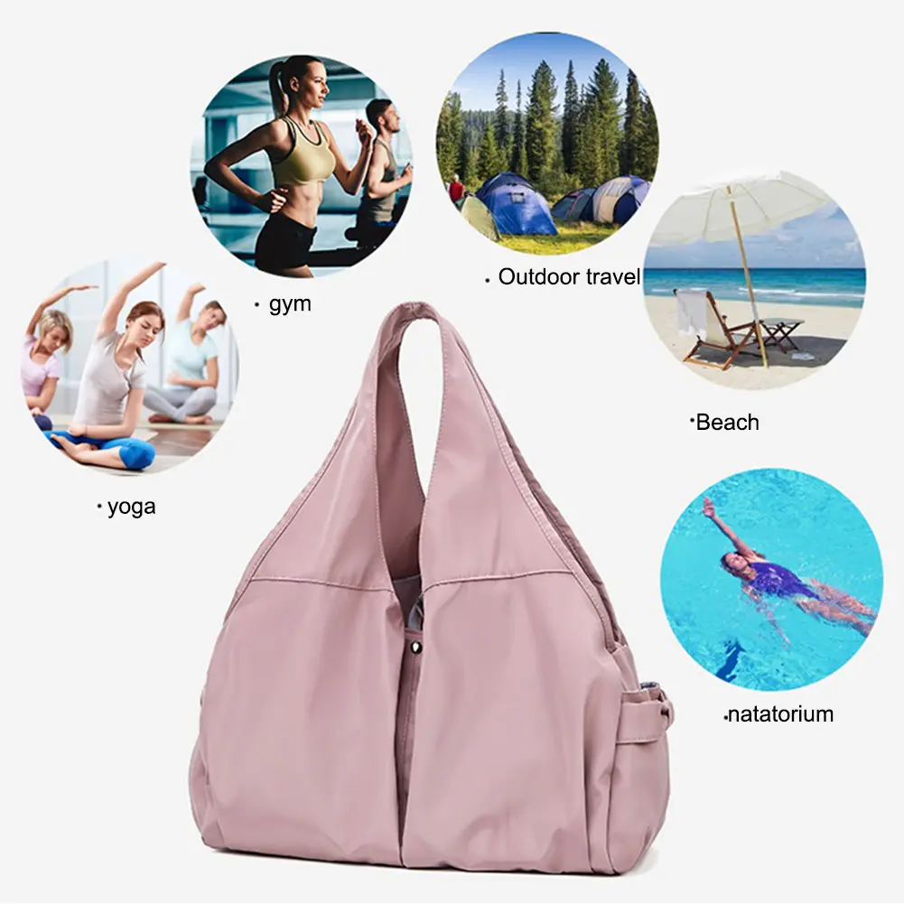 Women Sports Gym Bag Travel Dry Wet Bag Handbag Multiple Compartments Swimming Shoulder Messenger Weekend Fitness Training Bag
