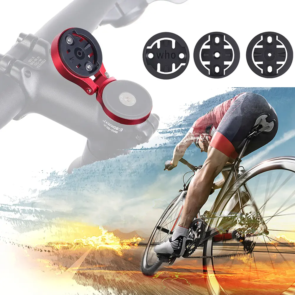 Bike Computer Holder Adjustable Cycling Computer Stem Mount Bicycle Stopwatch Mounting Bracket for Garmin/CatEye/Bryton/Wahoo