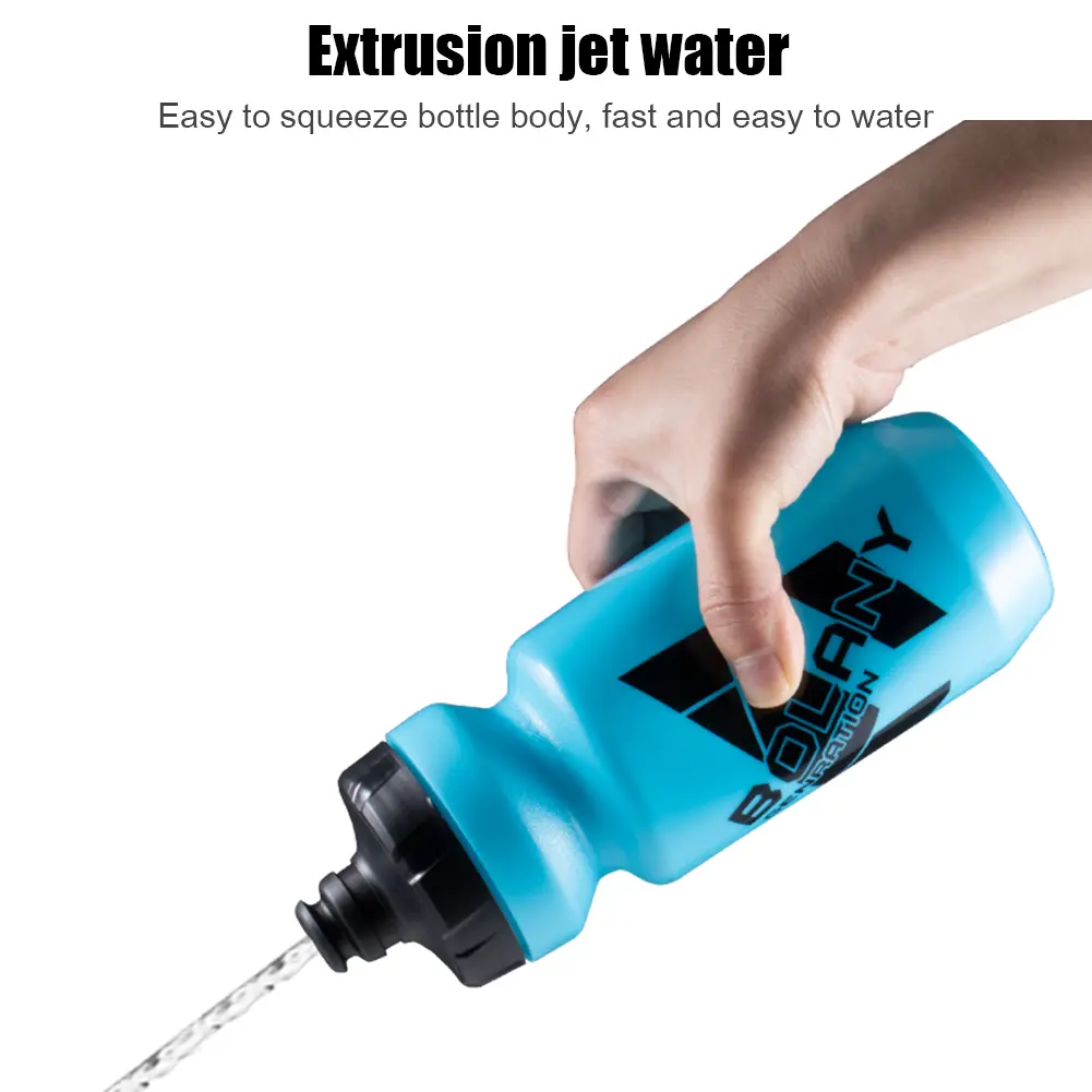 610ml Cycling Water Bottle With Holder Cage Screws Set Outdoor Fitness Sports Cycling Bicycle Sports Water Bottle bidon ciclismo
