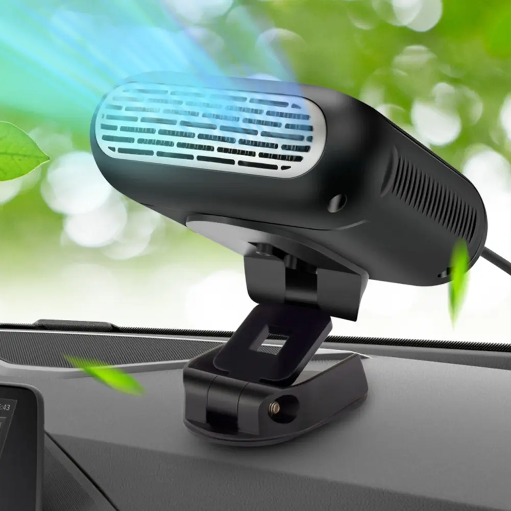 Car Heater Windscreen Demister Defroster Fan 12V/24V Universal Windshield Defogging Demister Angle Adjustment Auto Accessories