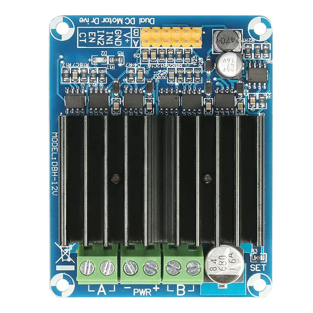 Dual Channel DC 5V-12V Motor Speed Reversible Controller Driver H Bridge Motor Driver Module Bread Board Controller