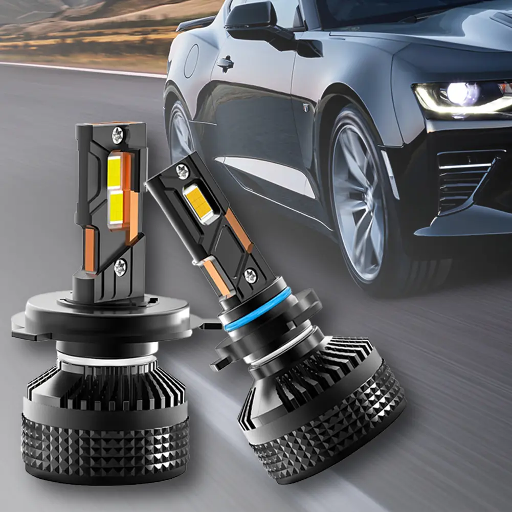 2Pcs Auto LED Lamp Fog Bulb 200W 20000LM H11 Fog Lights IP68 Waterproof Car LED Headlight DC 9-16V Fog Lamps 6000K