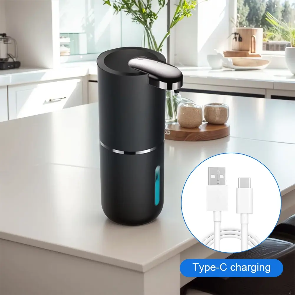 380ml New Soap Dispenser Automatic Touchless Soap Dispenser Electric Sanitizer Dispenser USB Charging Electric Soap Dispenser