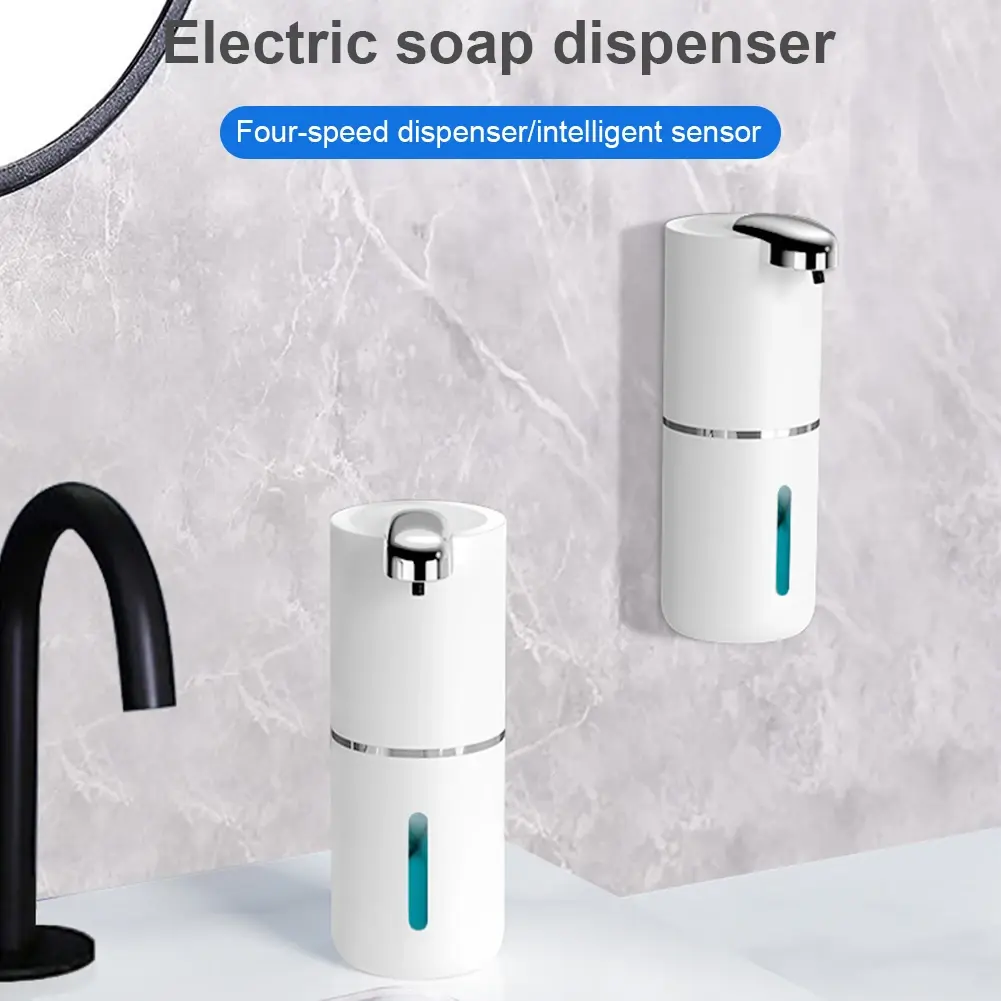 380ml New Soap Dispenser Automatic Touchless Soap Dispenser Electric Sanitizer Dispenser USB Charging Electric Soap Dispenser
