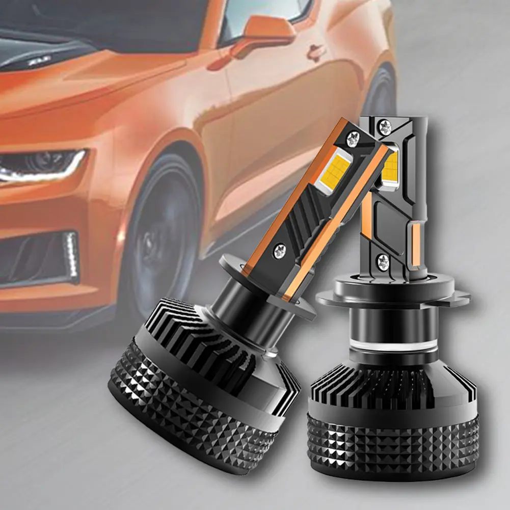2Pcs Auto LED Lamp Fog Bulb 200W 20000LM H11 Fog Lights IP68 Waterproof Car LED Headlight DC 9-16V Fog Lamps 6000K