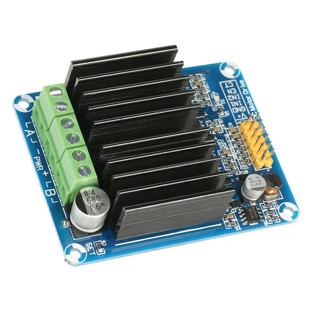Dual Channel DC 5V-12V Motor Speed Reversible Controller Driver H Bridge Motor Driver Module Bread Board Controller