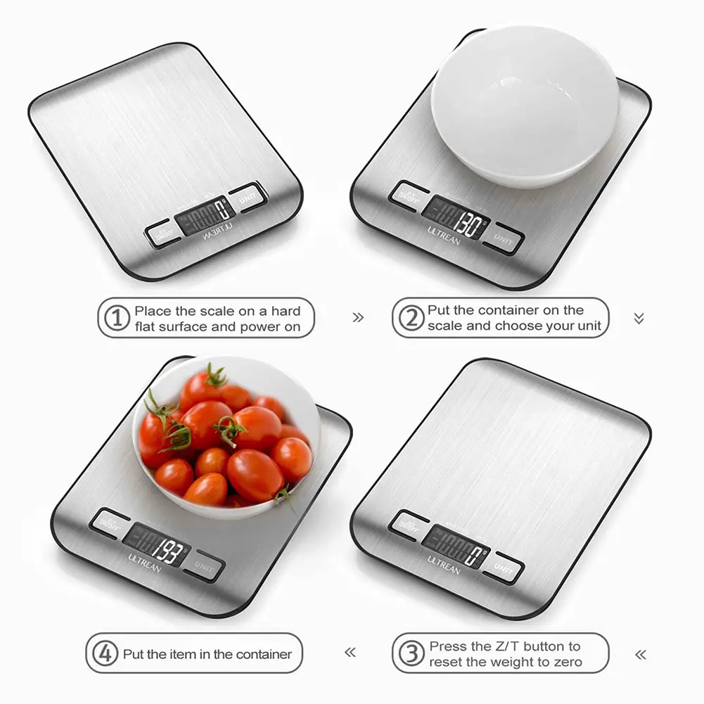 Coffee Scale Precise Platform Scale Multifunction Kitchen Food Scale Electronic Weights Scales for Cooking Baking 1G Up To 10KG