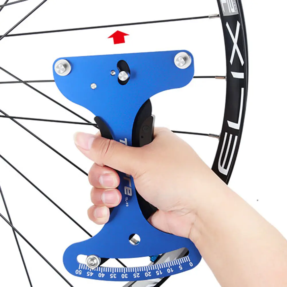 Spoke Tension Meter Bike Wheel Spokes Checker Aluminum Alloy Wire Tension Adjustment Tool Ergonomic for Mountain Bike