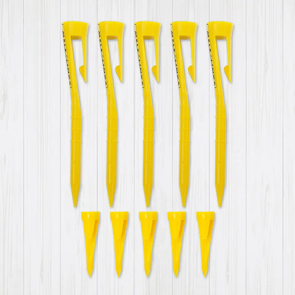 10 Pcs Golf Tees Portable Golf Balls Holder Adjustable Height More Stable Golf Tees Golf Practice Accessories Gifts for Golfers