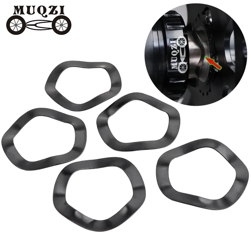 5pcs Bicycle Crankset Washer Practical Lightweight Cycling Part Accessories MTB Road Bike Bottom Bracket Wave Washer