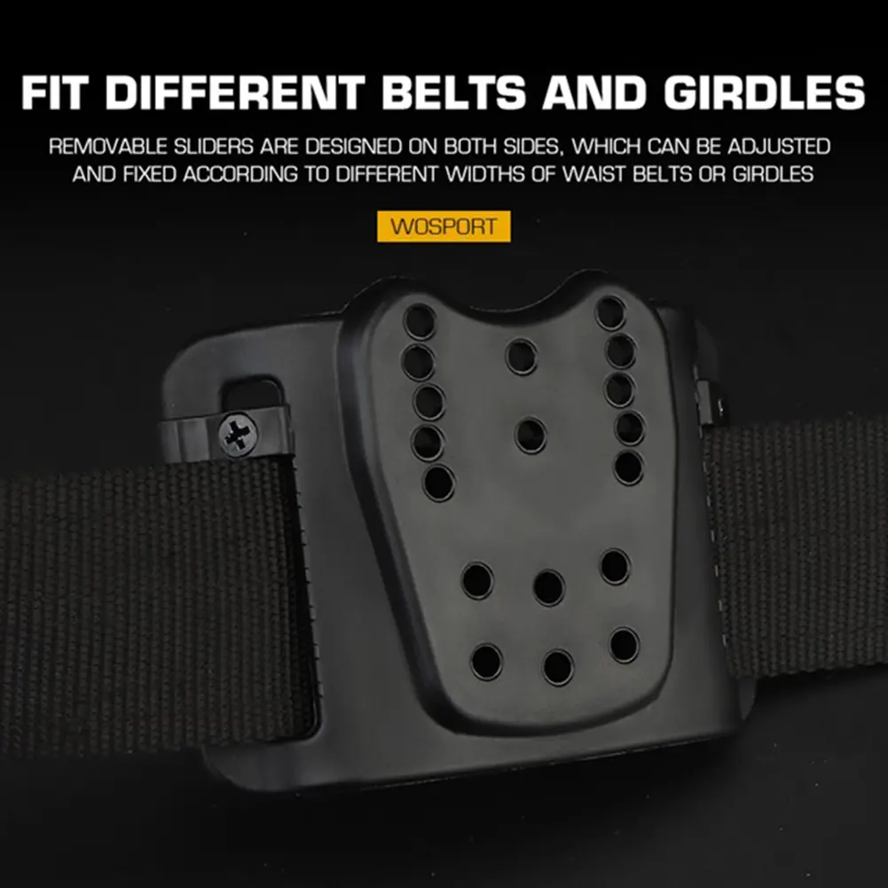 Nylon Wait Belt Quick Pull Adapter Multi-holes Waist Belt Holster Adapter Wear Resistant Adjustable Accessories