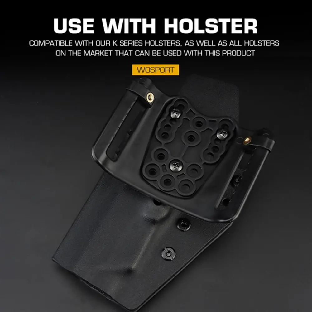 Universal Wait Belt Quick Pull Adapter Multi-holes Nylon Waist Belt Holster Adapter Wear Resistant Accessories
