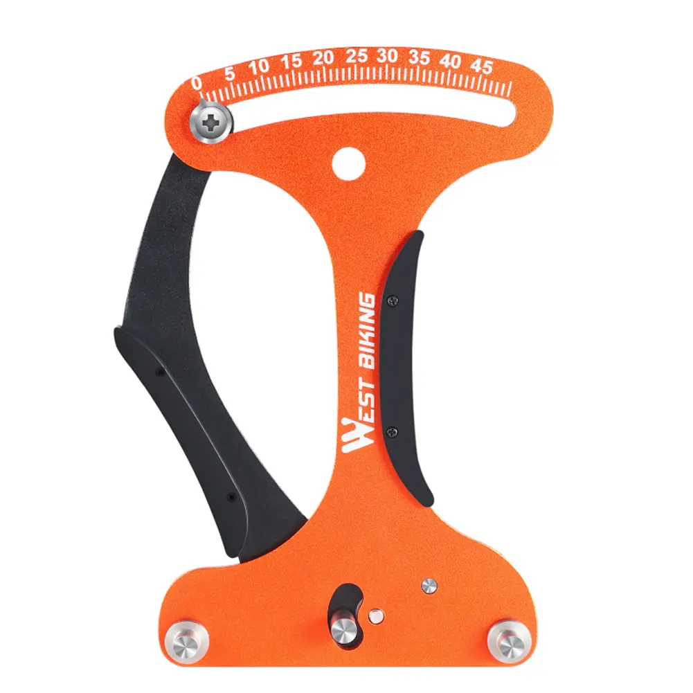 WEST BIKING MTB Bike Spoke Tension Meter Spokes Checker Wheel Builders Professional Repair Tools Aluminum Alloy