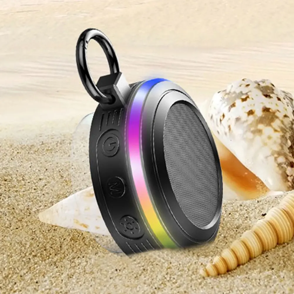 Portable Wireless Speaker Bluetooth-Compatible True Wireless Stereo Outdoor Subwoofer IPX7 Waterproof Sports Speaker for Outdoor