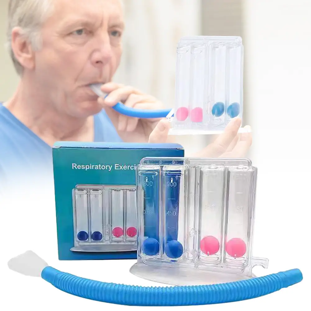 4 Balls Vital Capacity Measuring Device Boost Lung Capacity Natural Lung Function Training Device Rehabilitation Equipment