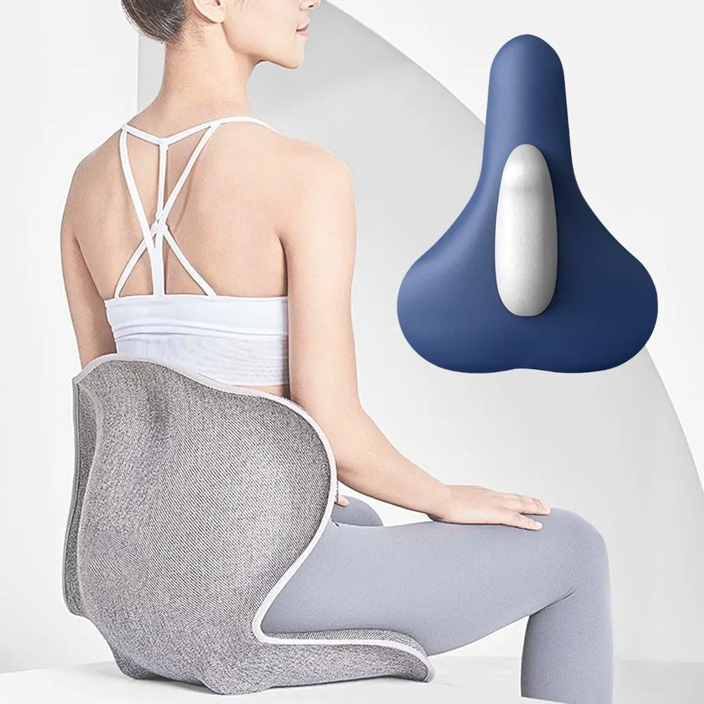 Electric Sit-On-Top Pelvic Trainer Ergonomic Pelvic Floor Strengthening Device Pelvic Floor Muscle Training Device for Men Women