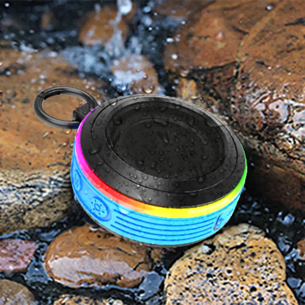 Portable Wireless Speaker Bluetooth-Compatible True Wireless Stereo Outdoor Subwoofer IPX7 Waterproof Sports Speaker for Outdoor