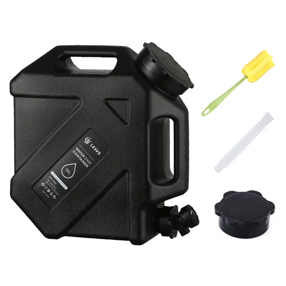 10L Water Storage Container with Faucet Portable Water Tank Large Capacity Water Dispenser Carrier for Vehicle Car Camping