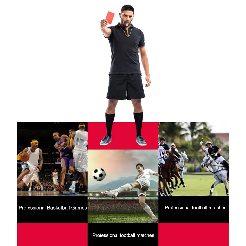 Professional Soccer Referee Whistle Seedless Emergency Lifesaving Whistles Portable for Outdoor Sports Training
