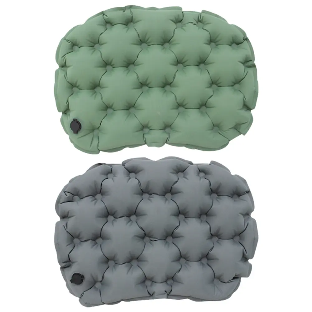 Inflatable Seat Cushion Travel Chair Cushion Foldable 3D Air Seat Cushion Waterproof Camping Chair Pad for Hiking Backpacking
