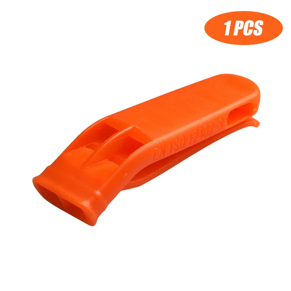 1/5/10pcs Safety Whistles Multifunction Sports Whistle Double Pipe Survival Loud Whistle Plastic for Outdoor Sports