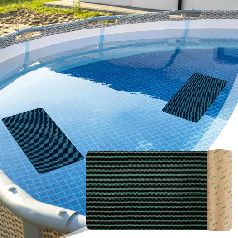 Pool Cover Patch Kit Waterproof Swimming Pool Cover Repair Kit Safety Covering Patch Kit for Inground Safety Pool Cover