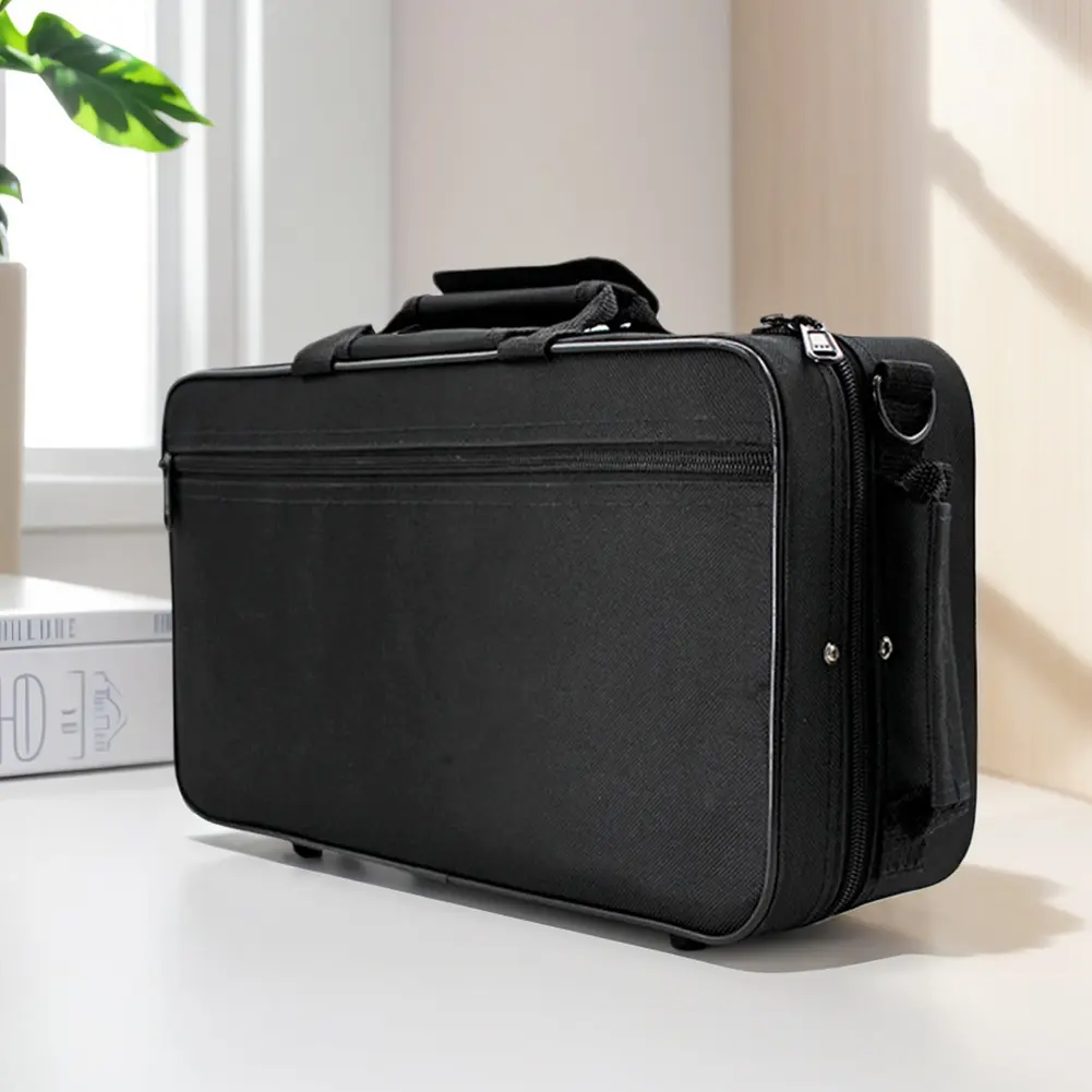Clarinet Case Oxford Cloth Clarinet Storage Carrying Case with Shoulder Strap Clarinet Box Clarinet Protection Accessories