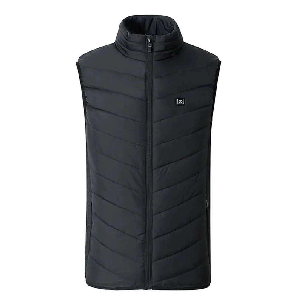 USB Heated Vest for Men Women 9 Zone Lightweight Heating Vest Power Bank Not Included Smart Heating Vest Body Warmer Coat