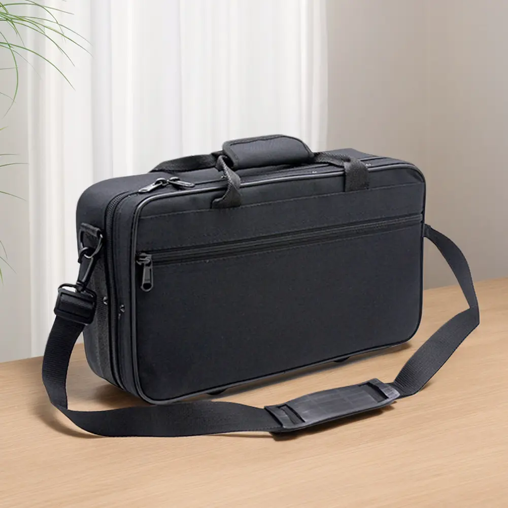 Clarinet Case Oxford Cloth Clarinet Storage Carrying Case with Shoulder Strap Clarinet Box Clarinet Protection Accessories
