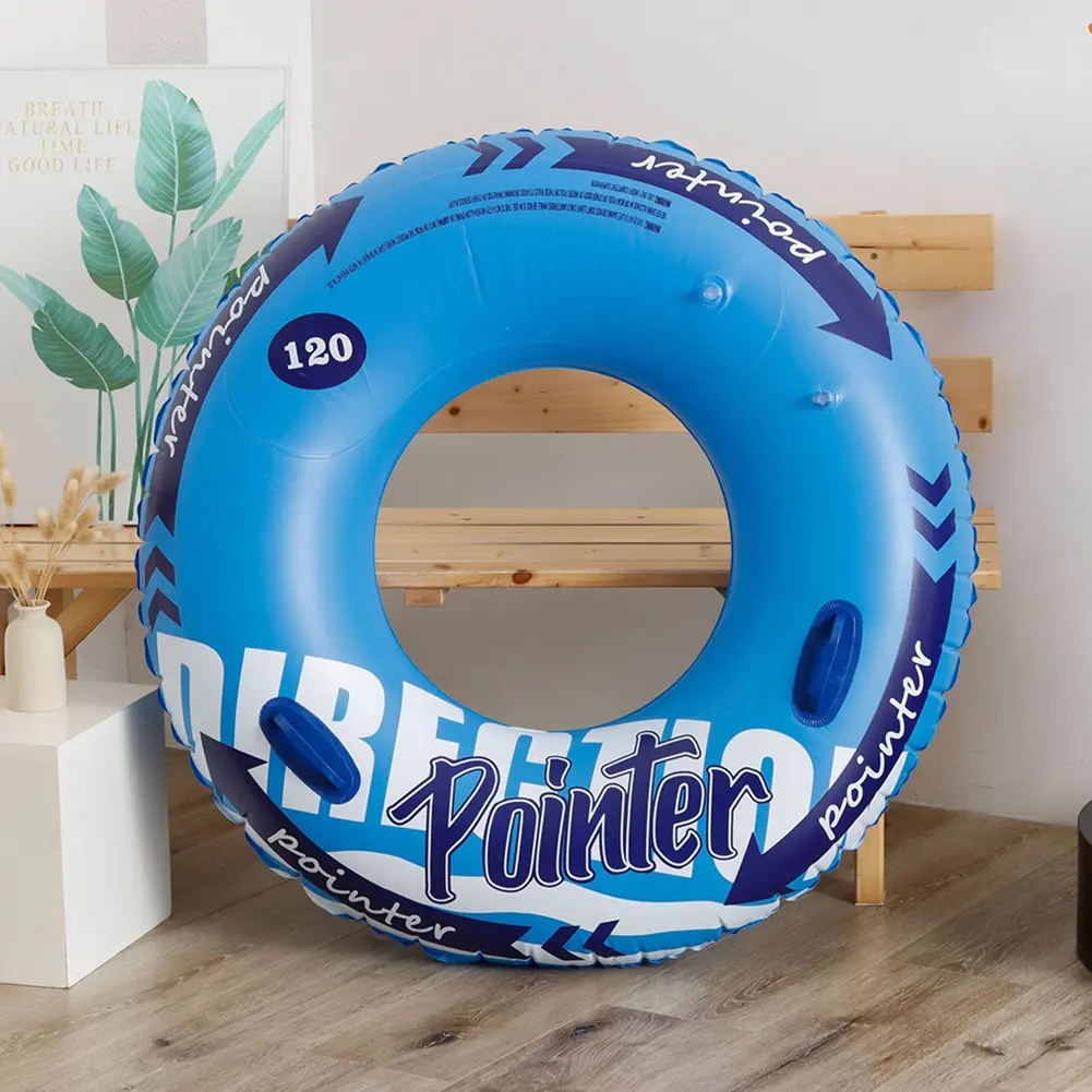 Thickened Swimming Circle with Handle Swimming Ring Water Play Equipment for Kids Adults for Swimming Pool Party Decorations