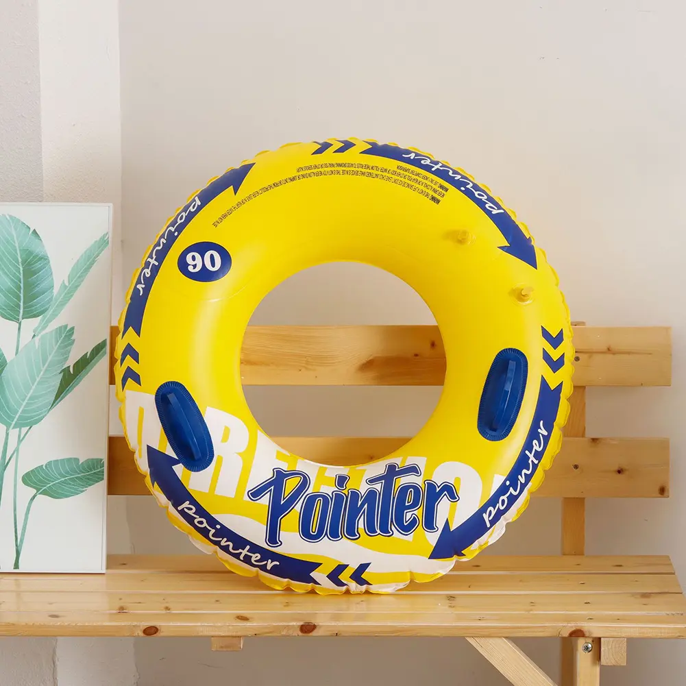 Thickened Swimming Circle with Handle Swimming Ring Water Play Equipment for Kids Adults for Swimming Pool Party Decorations
