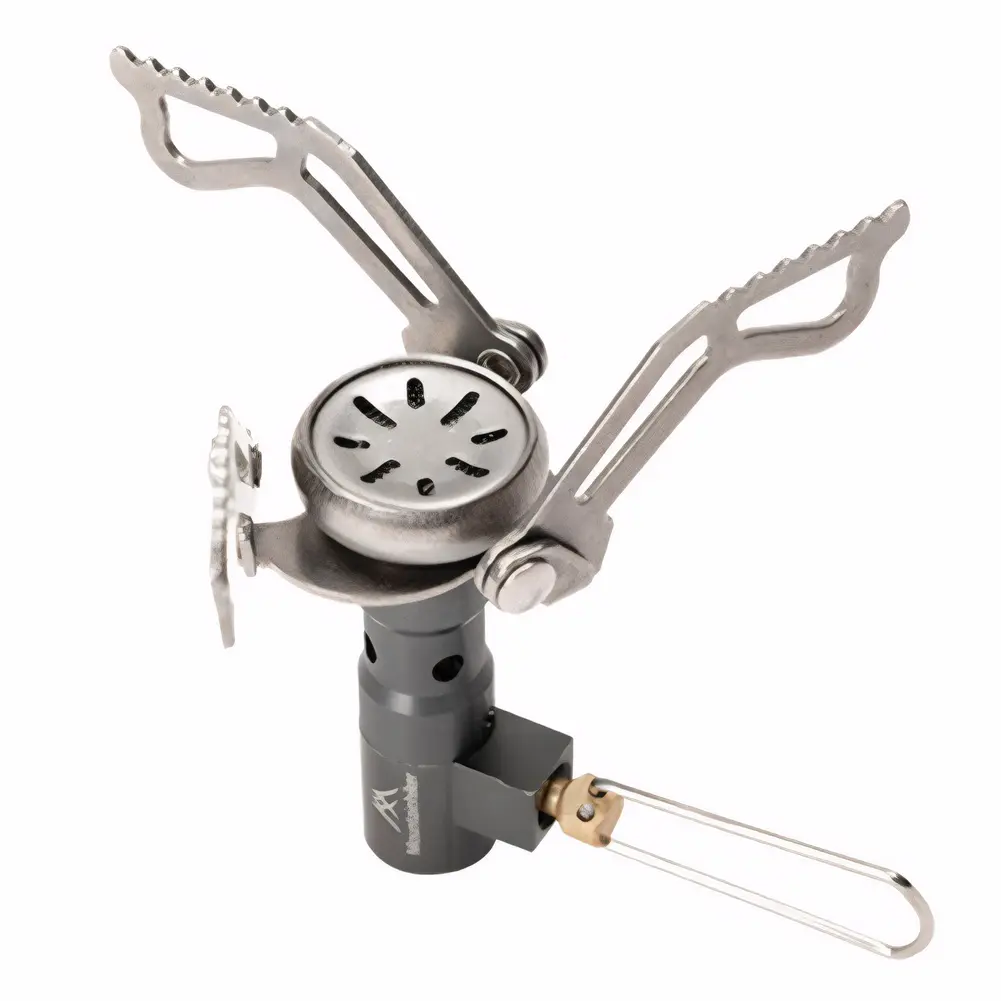 Folding Camping Stove Camping Stove Stand Burner 2500W Portable Survival Furnace Outdoor Gas Burner Head for Outdoor Cooking