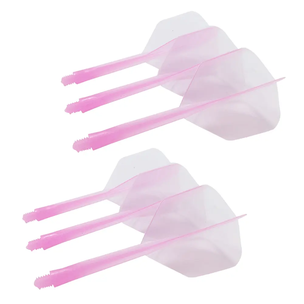 6Pcs Integrated Dart Shaft and Flights Standard Shape Integrated Dart Flights and Shafts Anti-Fall  Dart Accessories Kit