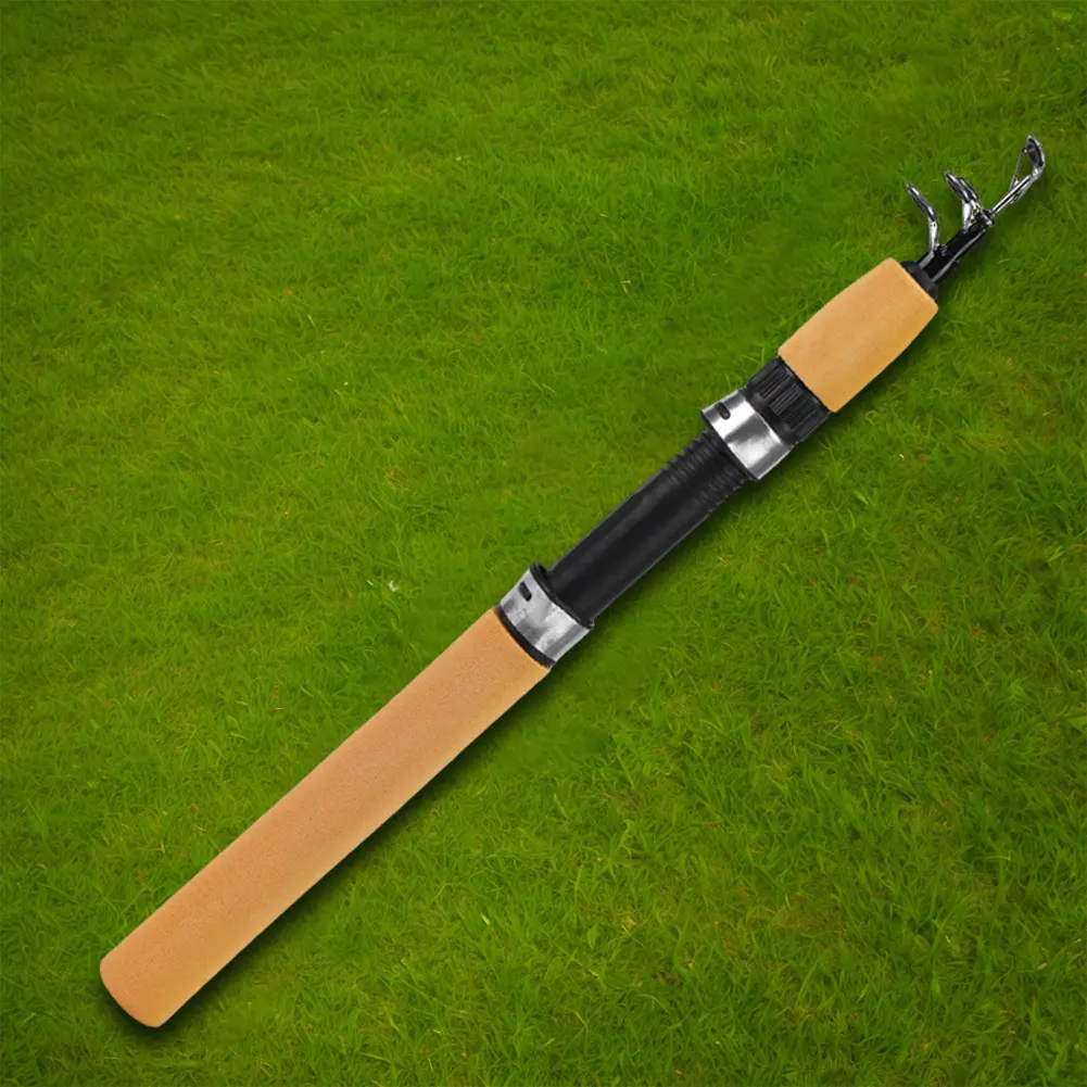 Telescoping Ice Fishing Rod Set Carbon Fiber Ice Fishing Rod and Reel Combo Mini Pole Ice Fishing Reel Set for Ice Fishing