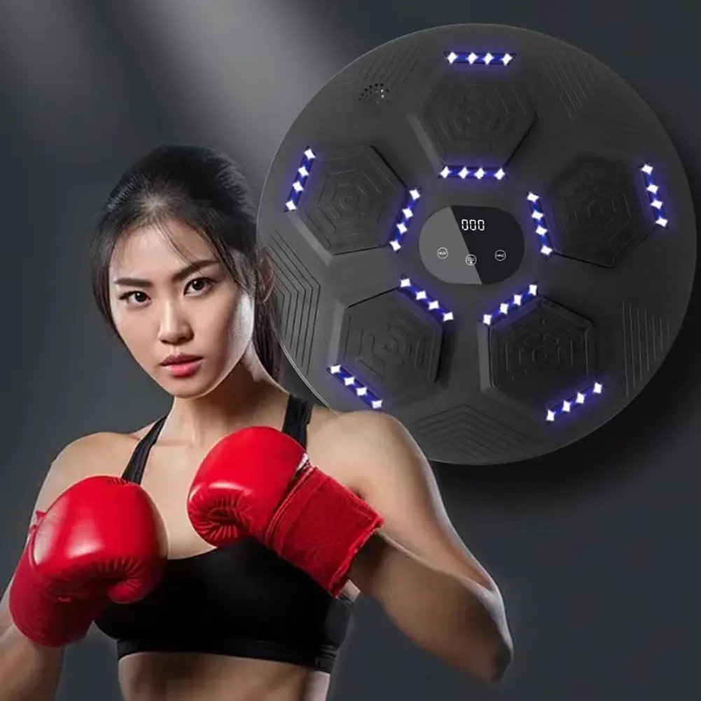 Intelligent Music Boxing Trainer Electronic Boxing Machine Response Target Home Wall Hanging Sanda Sandbag Boxing Game Training