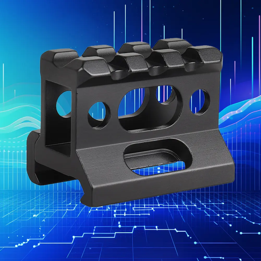 3 Slot 20mm Riser Mount Aluminum Alloy Mount Base Rail Quick Release Scope Mount Base for Picatinny Weaver Rail