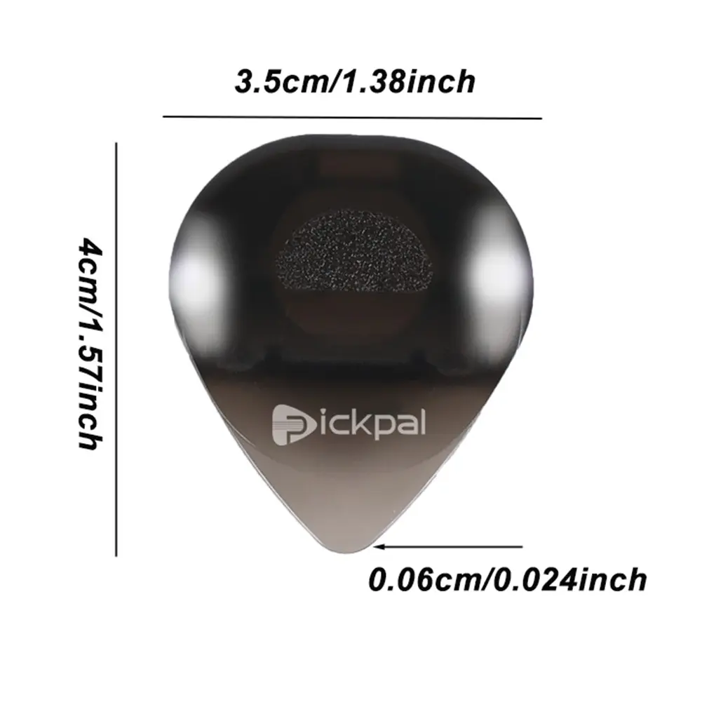 Plastic Guitar Picks with High-Sensitivity LED Light Musical Instrument Glowing Plectrum Portable for Bass Electric Guitarists