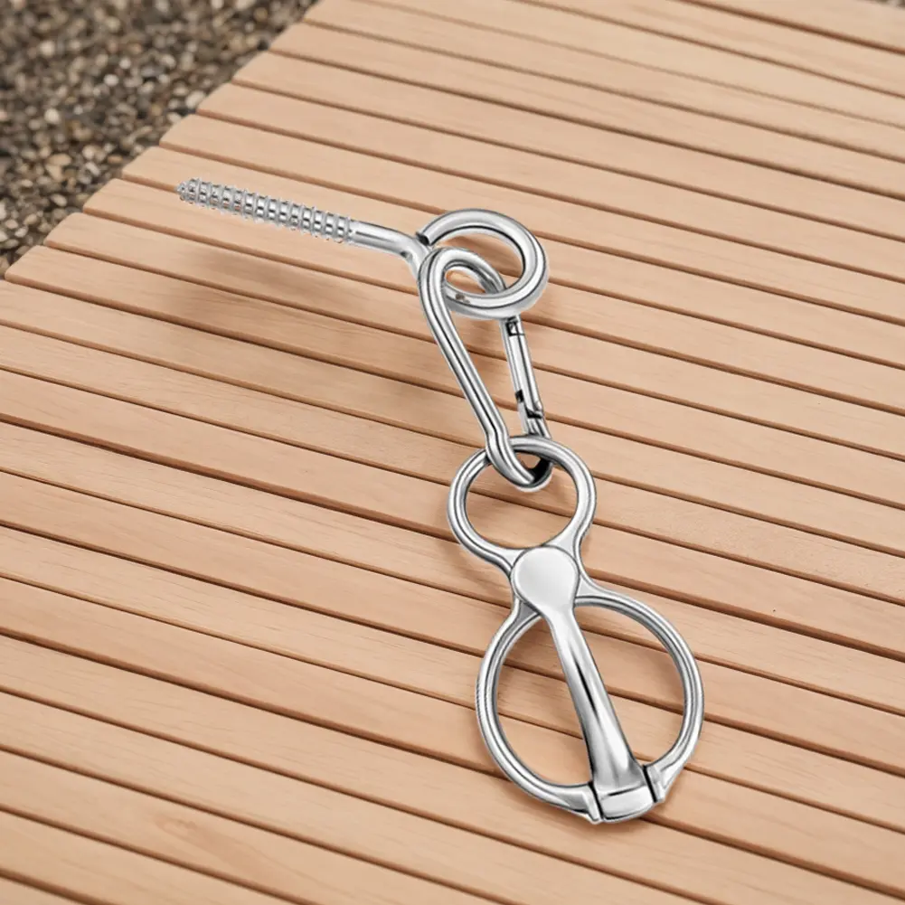 1 Set Heavy-Duty Horse Tie Ring Stainless Steel Horse Tack and Supplies Horse Training Equipment for Horses