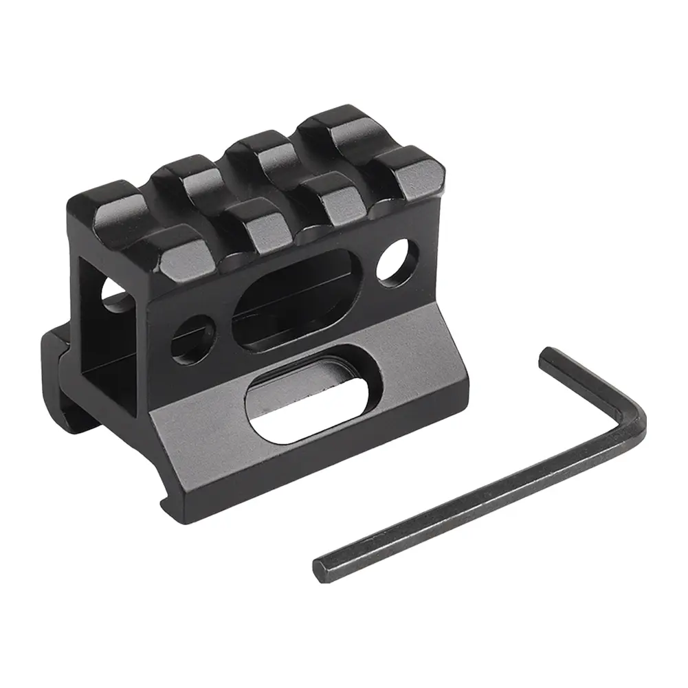 3 Slot 20mm Riser Mount Aluminum Alloy Mount Base Rail Quick Release Scope Mount Base for Picatinny Weaver Rail