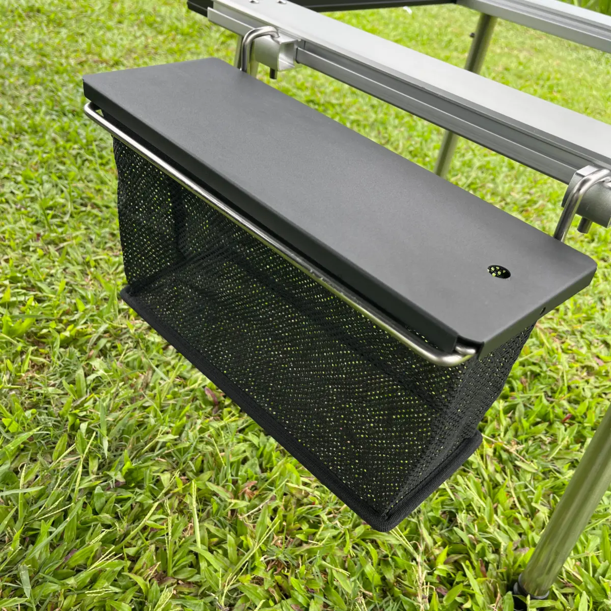 2PCS Mesh Folding Drainage Basket IGT Mesh Drain Basket Folding Storage Box for Outdoor IGT Table Accessories