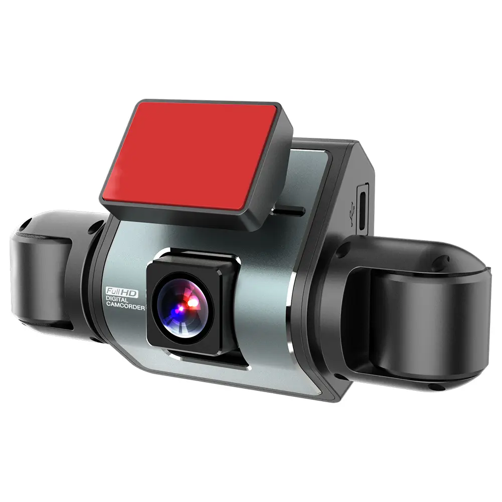 4 Channel Car Dash Camera 1080P Car Dash Camera w/Night Vision G-Sensor 4-Lens Driving Video Recorder for Cars Motion Detection