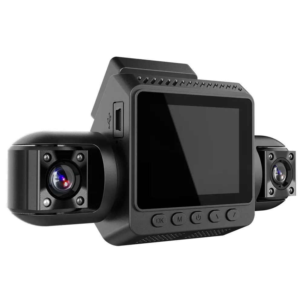 4 Channel Car Dash Camera 1080P Car Dash Camera w/Night Vision G-Sensor 4-Lens Driving Video Recorder for Cars Motion Detection