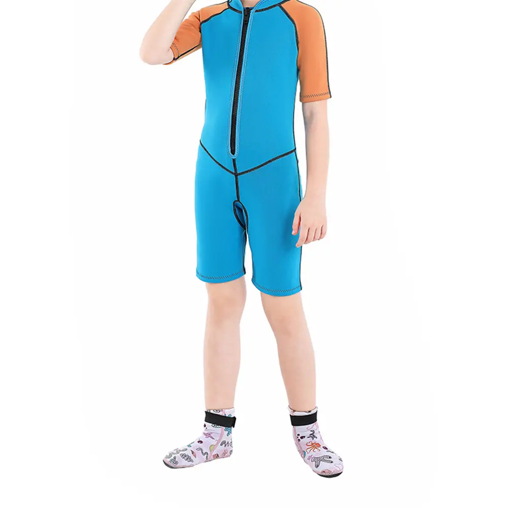 Children Neoprene Water Socks Sand Socks Anti-slip Wetsuit Socks Adjustable Toddlers Diving Socks Keep Warm for Water Sports