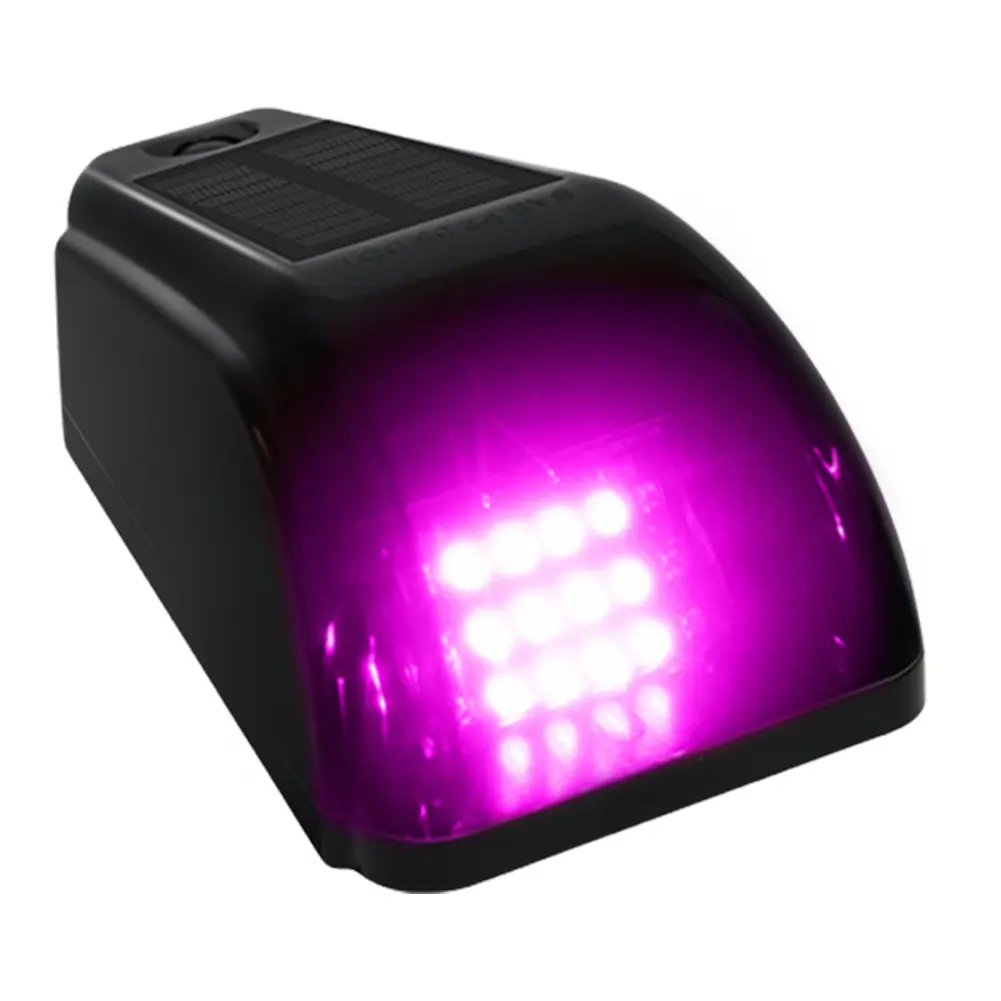 LED Solar Powered Cab Lights Wear Resist Wireless Truck Roof Lights Truck Pickup Warning Light for Pickup Trucks SUV Motorcycles