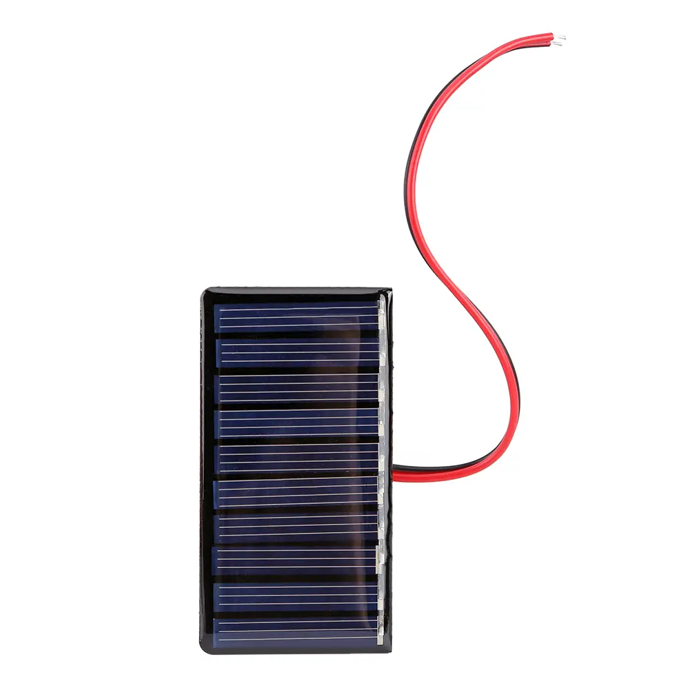 Solar Cells Outdoor Camping Hiking Solar Car Charger 0.3W 5V Polysilicon Epoxy Panel Module Lights Battery Power Charger
