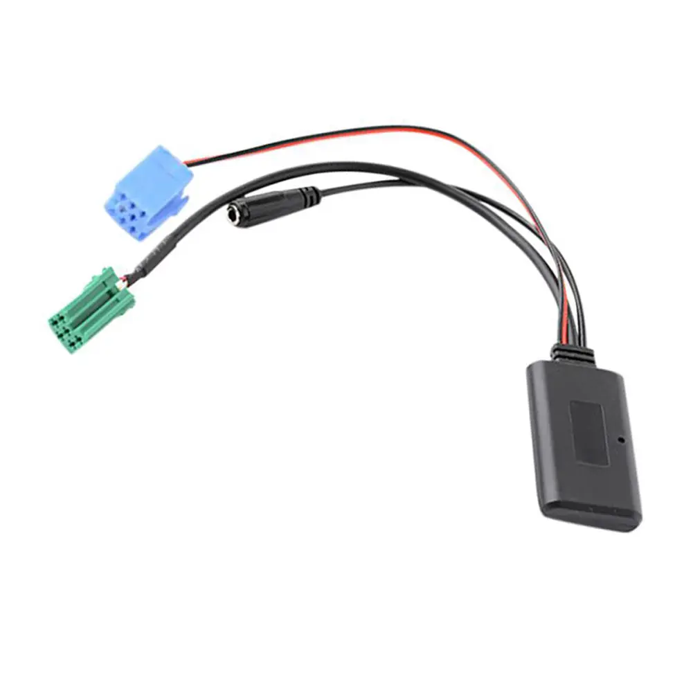 Car Bluetooth-Compatible Module AUX IN Audio MP3 Music Adapter with MIC Radio Stereo AUX Cable Adapter for Renault Megane Scenic