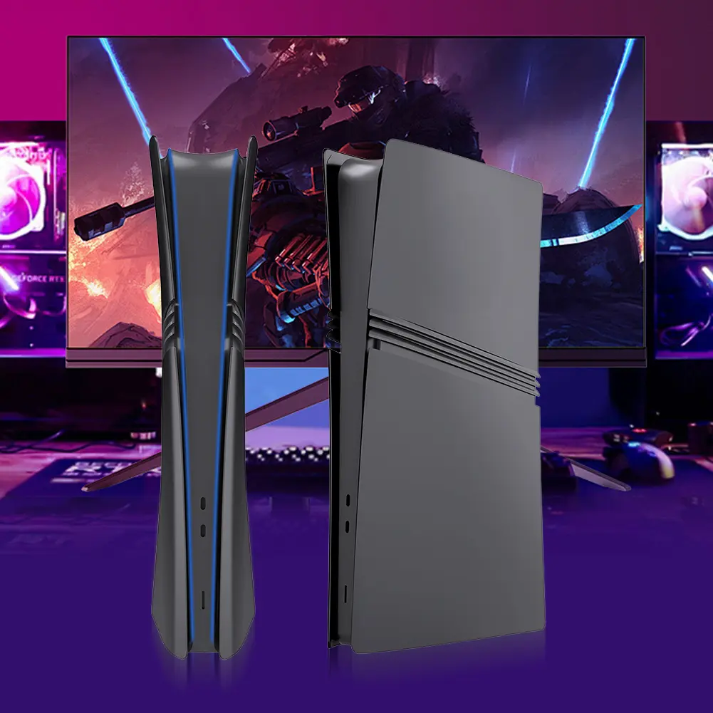 Face Plate Console Cover ABS Hard Shell Anti-Scratch Protective Shell Case Dustproof Shockproof for PS5 Pro Disc/Digital Edition