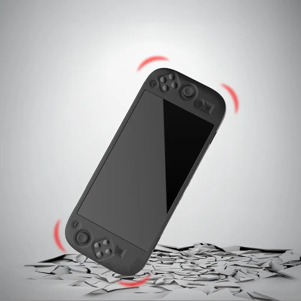 Silicone Case with Stand for Switch 2 Protective Skin Cover Ergonomic Handle Grip Cover for Switch 2 Handheld Gaming Console