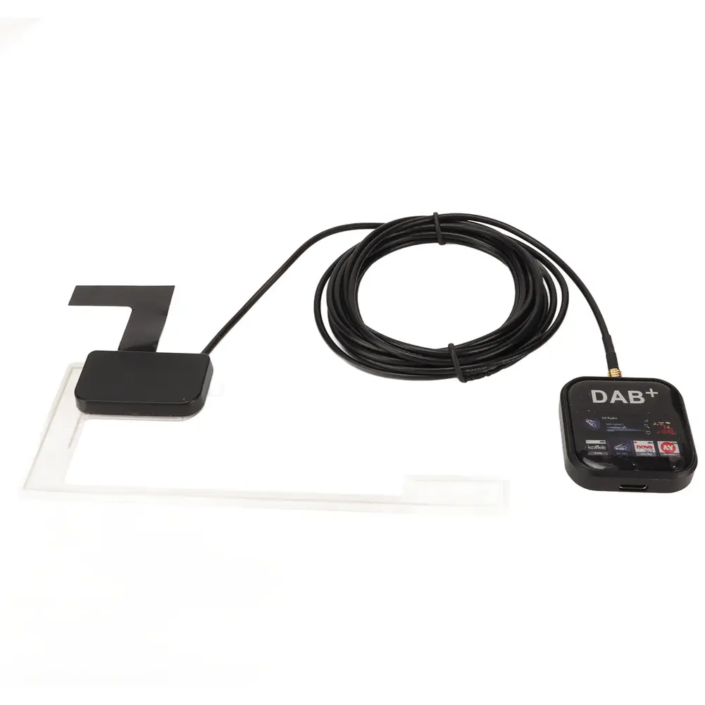 Car Radio DAB+ Amplified Antenna Adapter DAB+ Radio Receiver Car Portable Digital Radio Receiver Adapter for Android Navigator