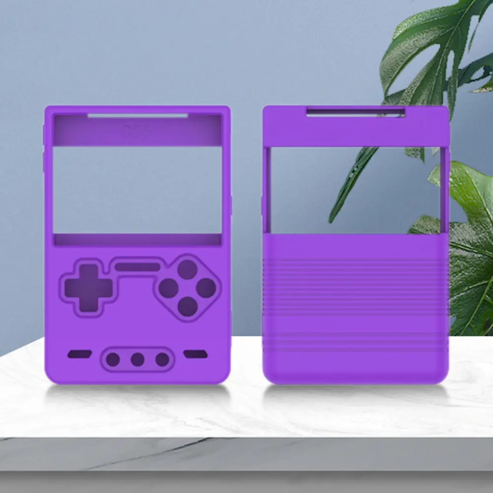 Silicone Protector Cover Shockproof Protective Cases with Lanyard Protecting Shell Sleeve for Trimui Brick Handheld Game Console
